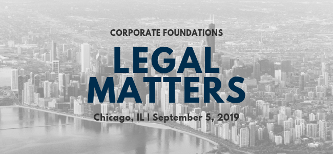 Legal Matters for Corporate Foundations Chicago